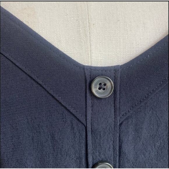 Abercrombie & Fitch Black Tie Back Jumpsuit Size Large - Picture 11 of 14